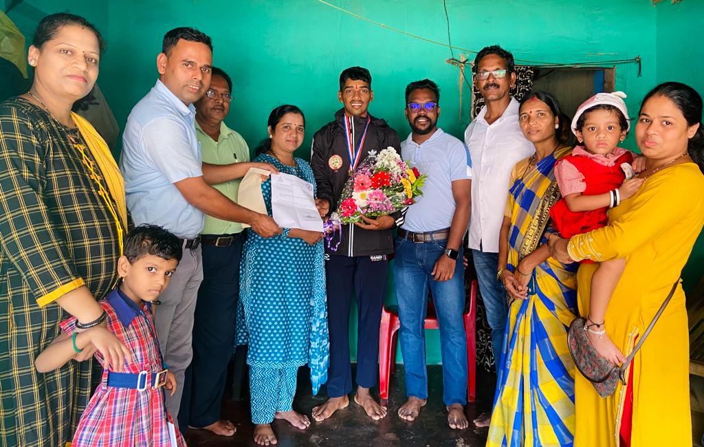 Mast. Shivnath N. Majik, R/o Majikwada Poriem Sattari Goa secure silver medal in Modern Pentathlon UIPM Games which was held in Katmandu Nepal